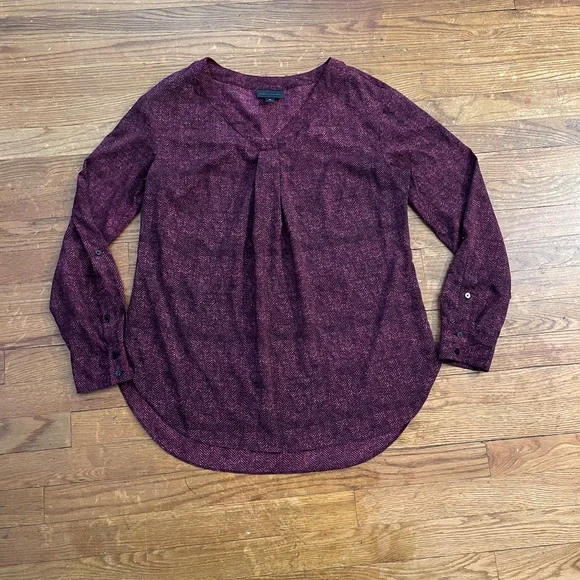 Worthington Long Sleeve Blouse - Picture 1 of 4